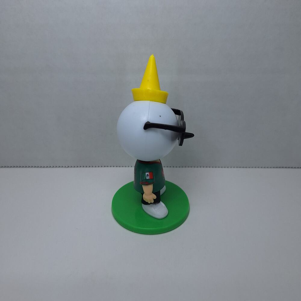 Jack In The Box Mini Soccer World Cup Bobblehead Mexico Jack Green Soccer Jersey - Picture 4 of 8
